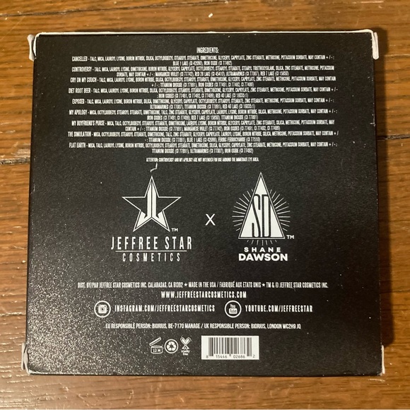 Jeffree Star x Shane Dawson Mini Controversy Eyeshadow Palette - Picture 2 of 6